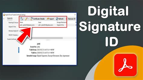 Manage Digital IDs in Acrobat 